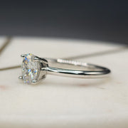 Oval Moissanite Engagement Rings 1 Carat - Best Price Oval Cut Online