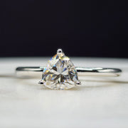 Trillion Cut Moissanite Ring - Best Engagement Ring - Moissanite Jewelry Deals