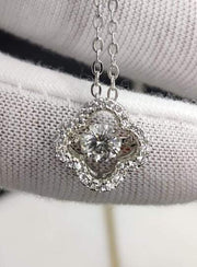 VVS Moissanite Pendant 1 Carat Custom Diamond Moissanite Necklace 925 Sterling Silver Jewelry Women Fashion Jewelry - Moissanite Jewelry Deals